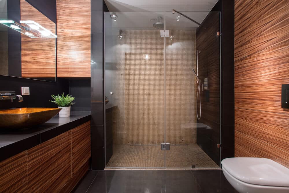 modern bathroom shower