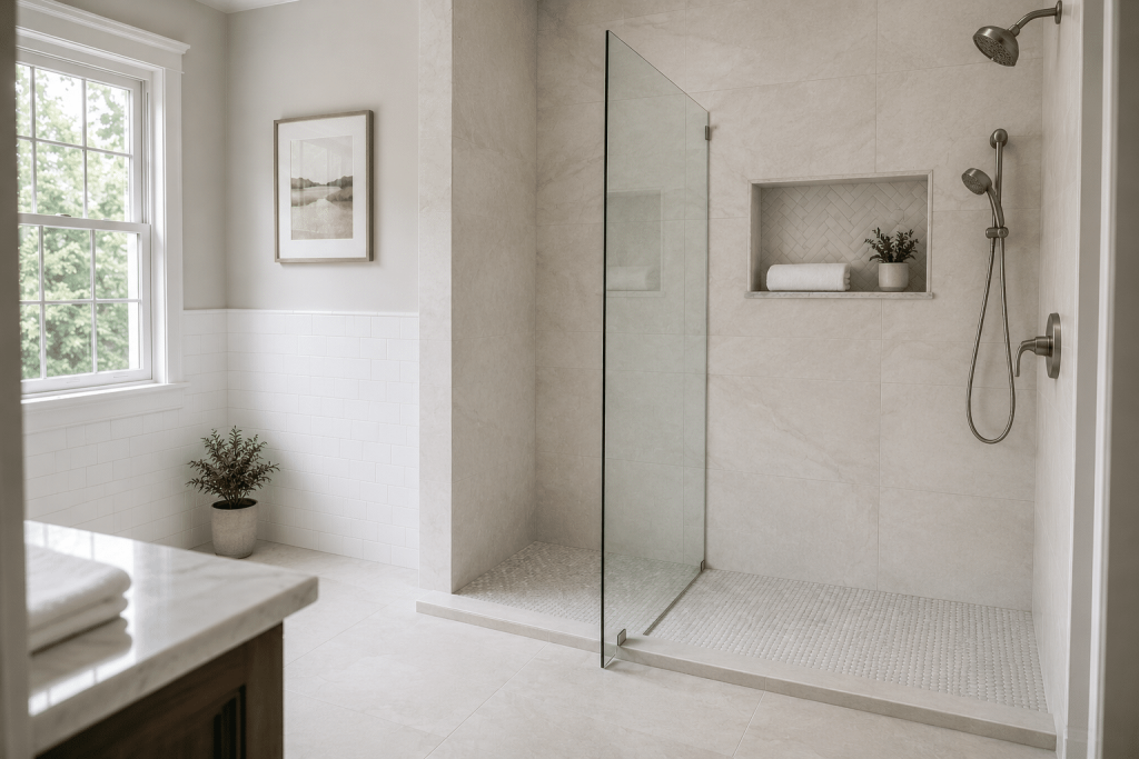 Modern minimalist bathroom retreat